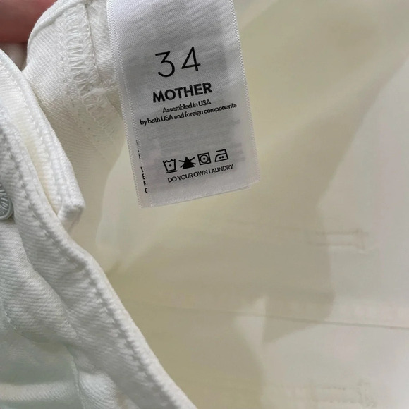 MOTHER The Private Double Pocket Skimp Jeans Straight Leg Cargo - Size 34 - NWT - Picture 13 of 15